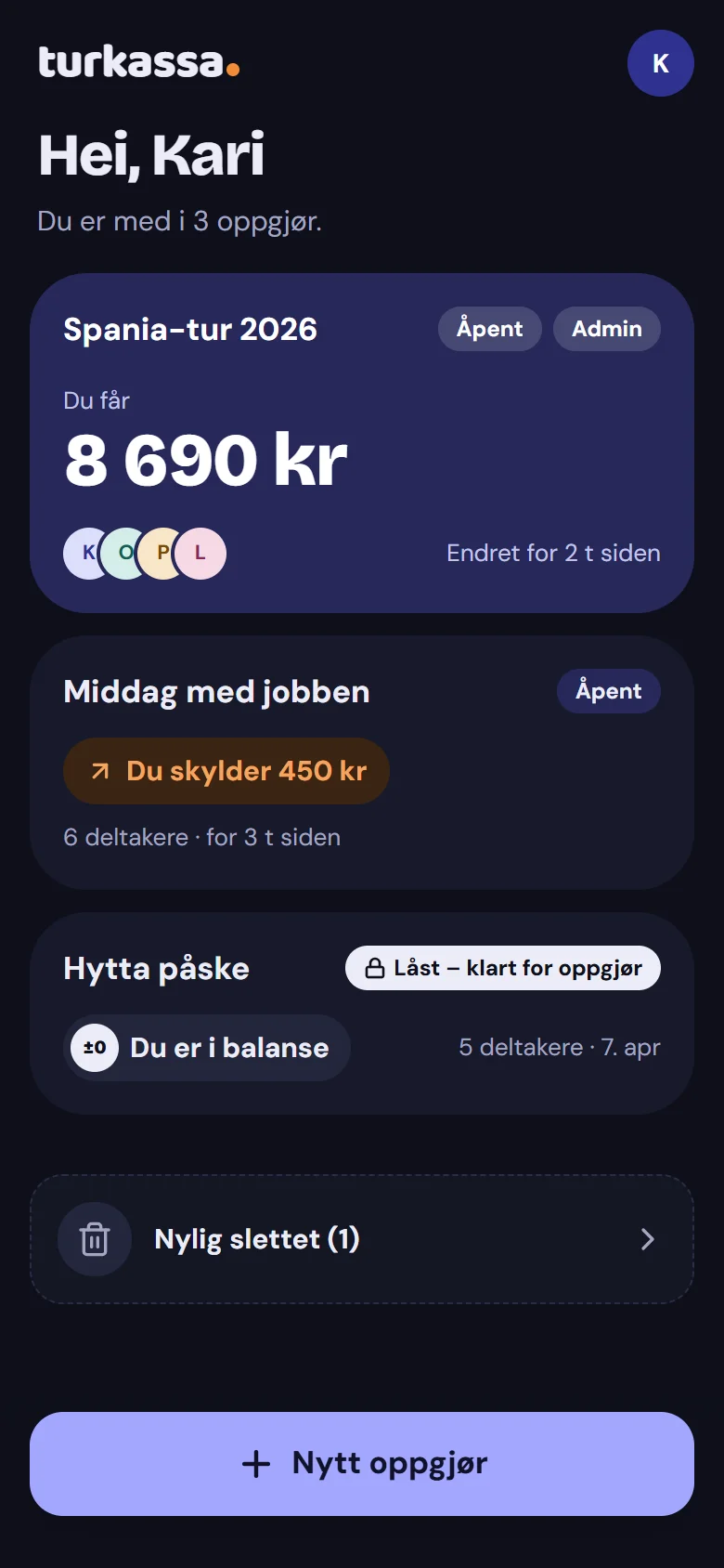 Mine oppgjør i mørkt tema